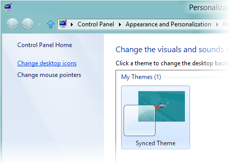 windows 8 change desktop icons