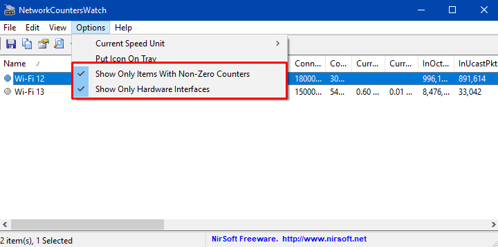 Download NetworkCountersWatch For Windows Pic 2