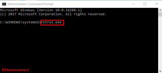 How Run System Restore Using Command Prompt (CMD) in Windows 10