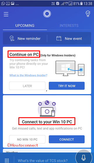 How to Resume from Phones to PC with Cortana Pic 6