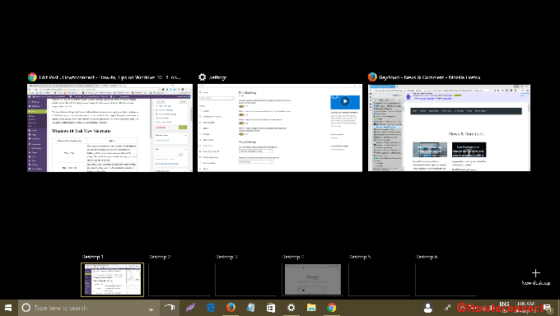 Windows 10 Task View Shortcuts