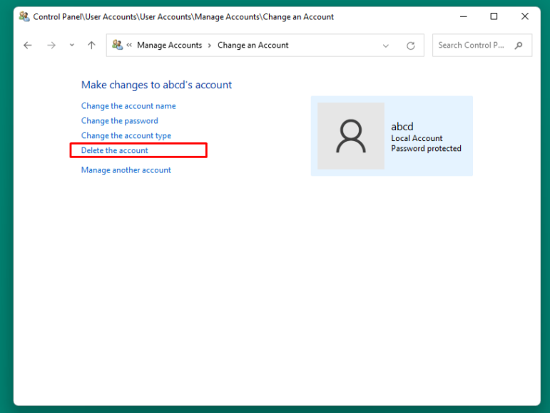 Windows 11 Delete User Account – HUGX