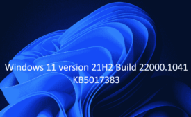 KB5017383 Windows 11 22000.1041