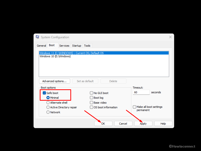 safe mode to remove KB5017328