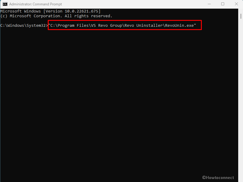 target of path in command prompt