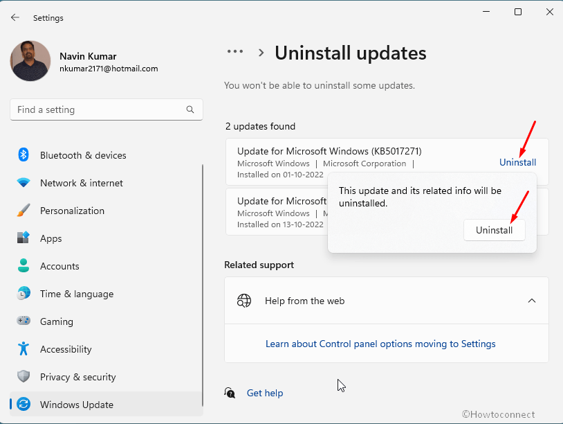 uninstall windows update to fix This app has been blocked