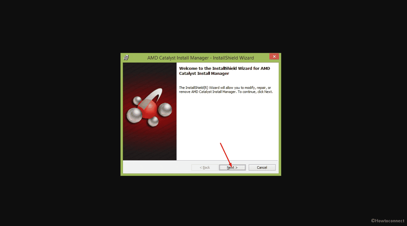 AMD Catalyst Install Manager InstallShield window