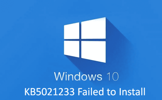 KB5021233 Failed to Install