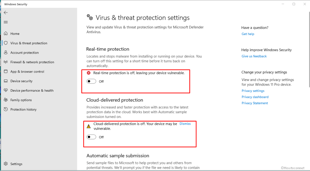 Protection History Remove How to Fix Protection History missing in Windows 11 or 10