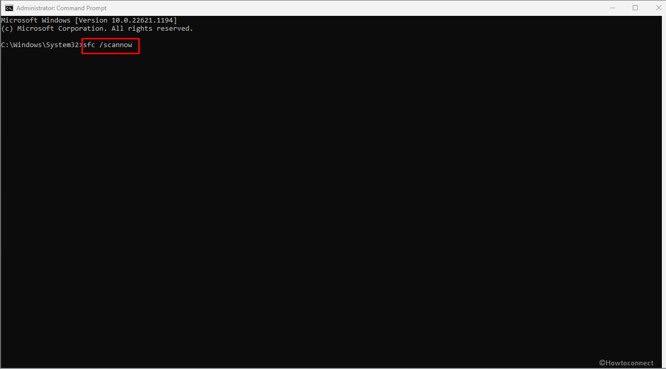 using system file checker aka sfc /scannow on command prompt
