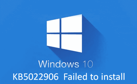 KB5022906 Failed to install