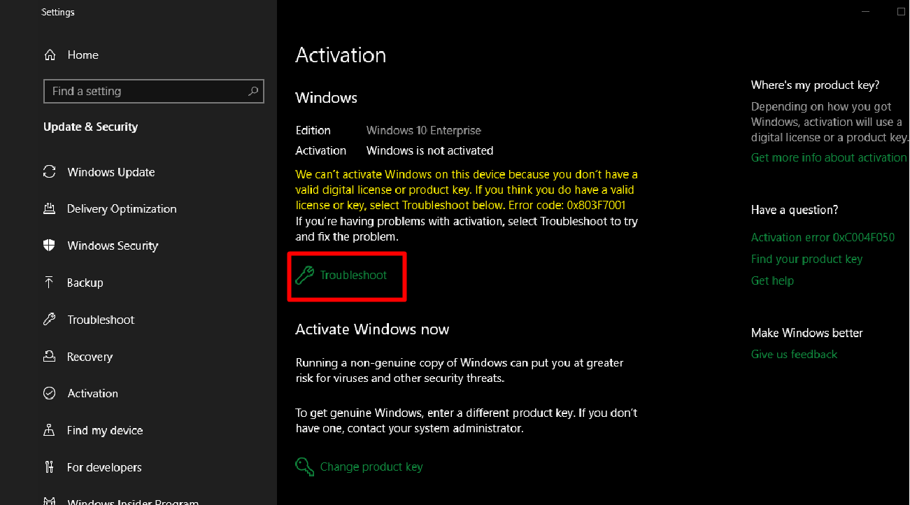 Use a specific Path to reactivate Windows after a hardware change