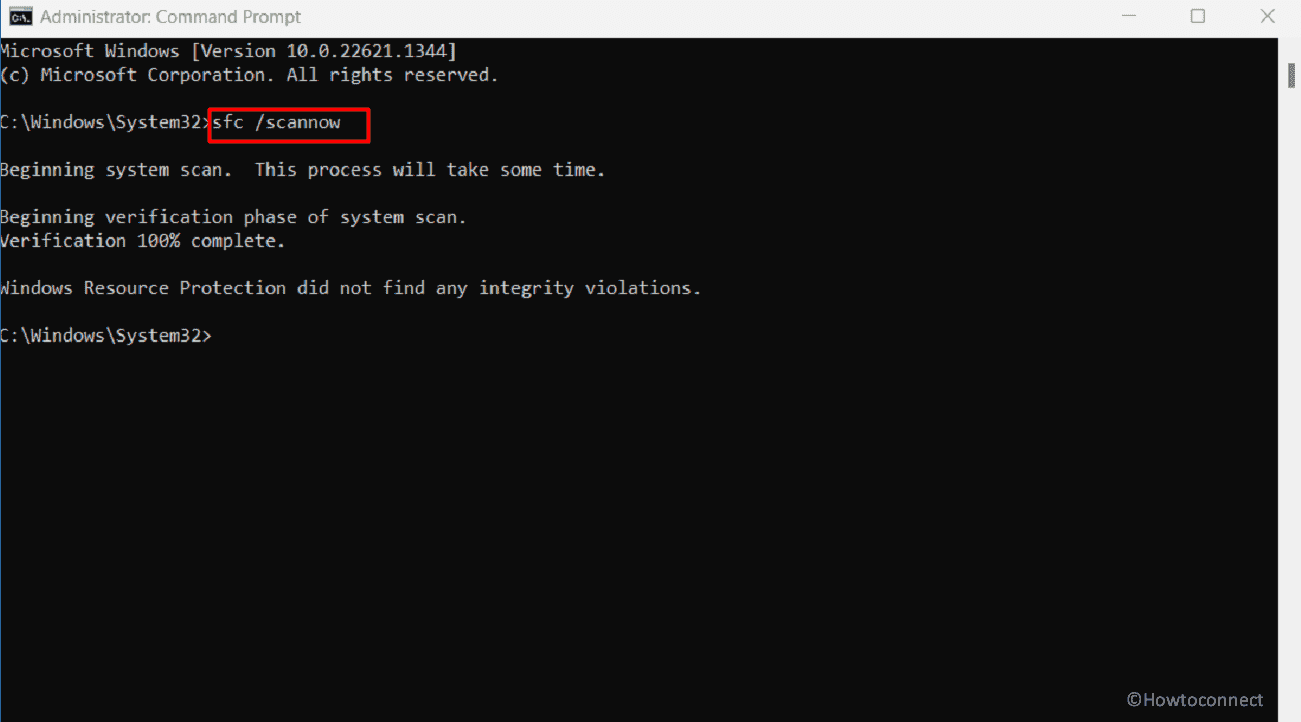executing dism restorehealth command in windows 11 through command prompt