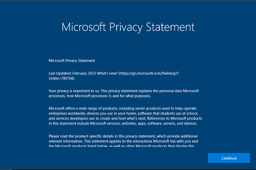 Microsoft Privacy Statement