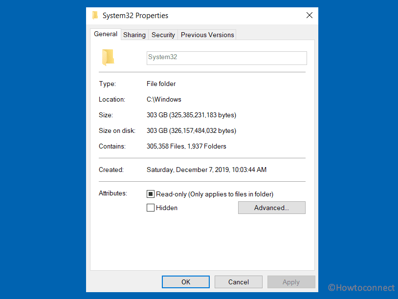 System32 Folder takes too much space