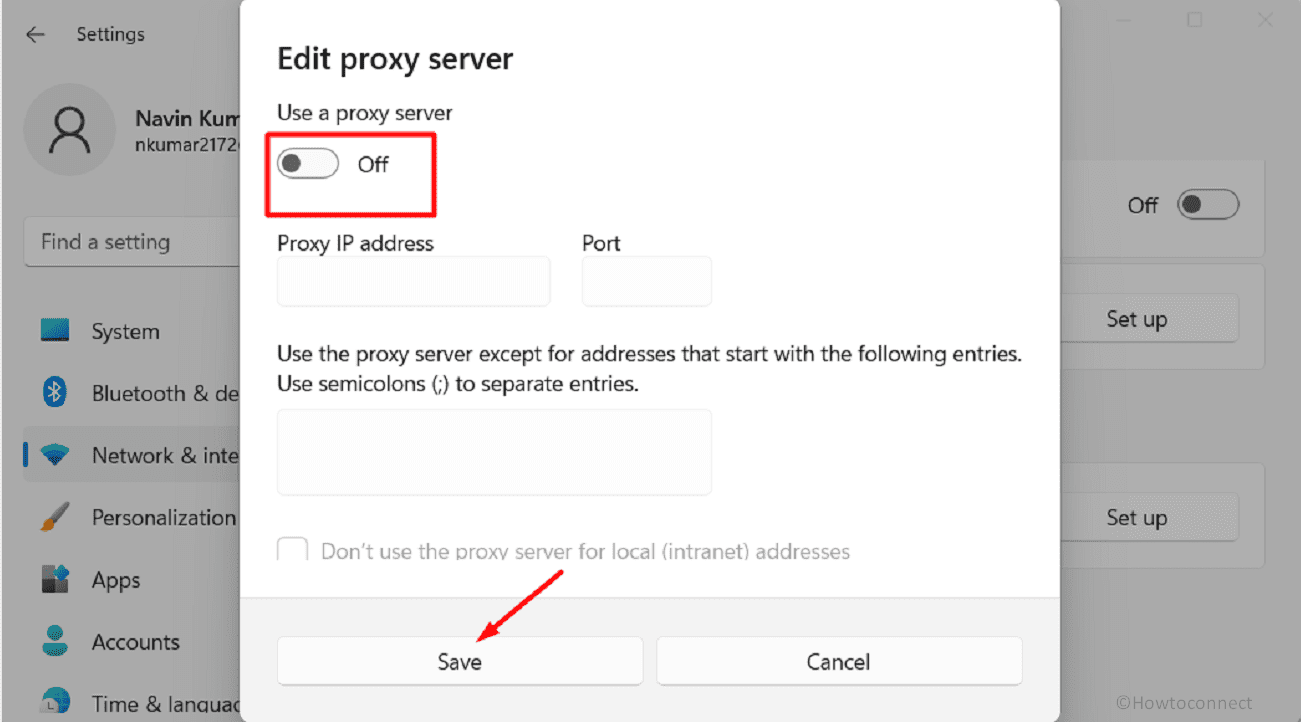 Remove Proxy Server and Uninstall VPN