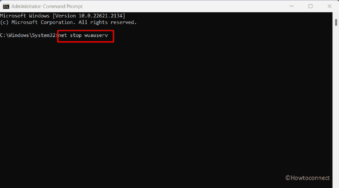 Rename SoftwareDistribution Folder using command prompt