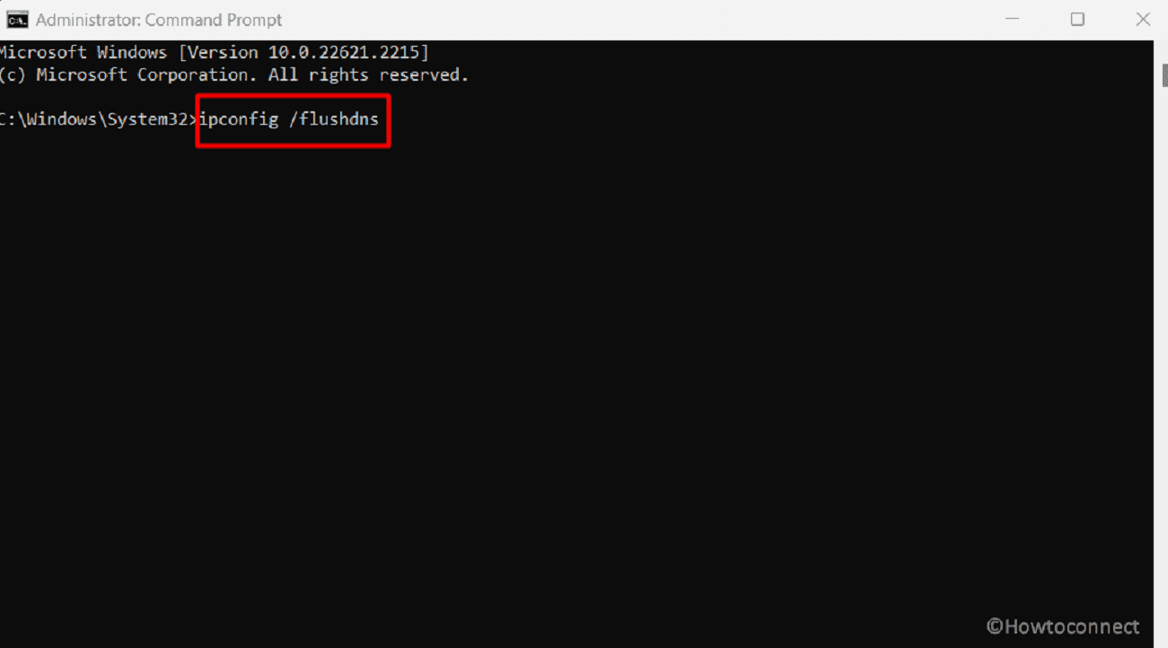 Flush DNS to fix network path not found