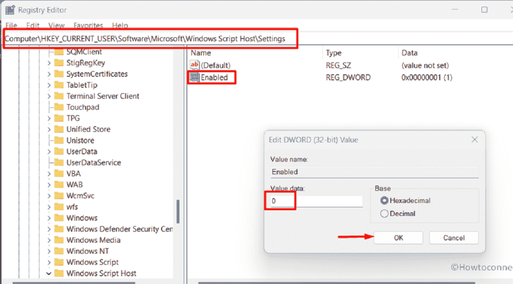 Fix Windows script host "run.vbs" error in Windows 11