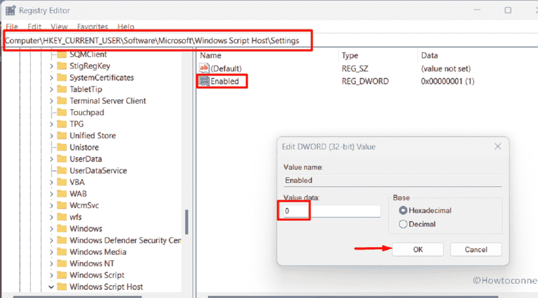 Fix Windows script host "run.vbs" error in Windows 11