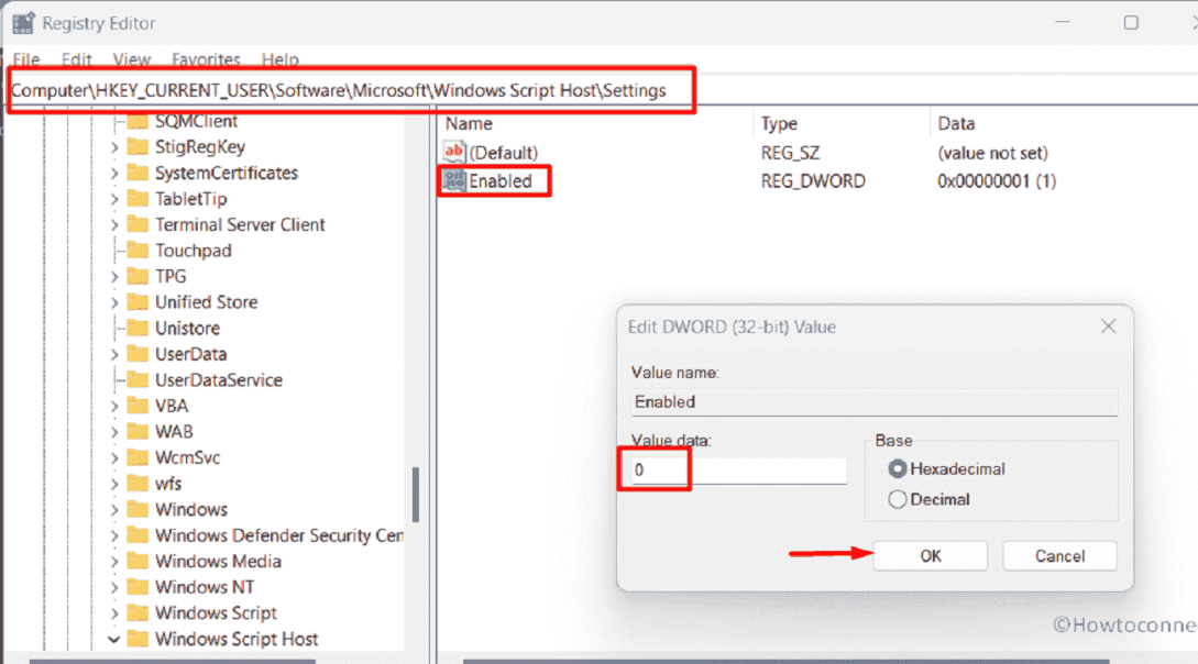 Fix Windows script host "run.vbs" error in Windows 11