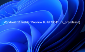 Windows 11 Insider Preview Build 23541.1000