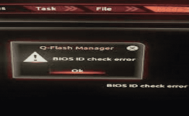 BIOS ID Check Error
