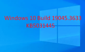 KB5031445 Windows 10 Build 19045.3633