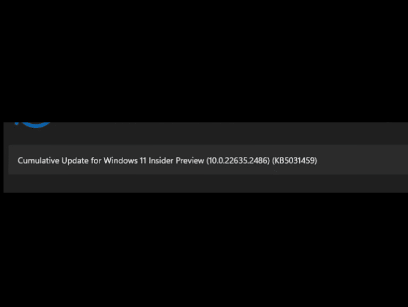 KB5031459 Windows 11 Build 22635.2486