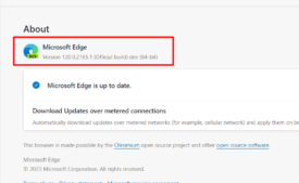 Microsoft Edge 120 (120.0.2165.1)