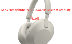 Sony WH-1000XM5 Mic not working