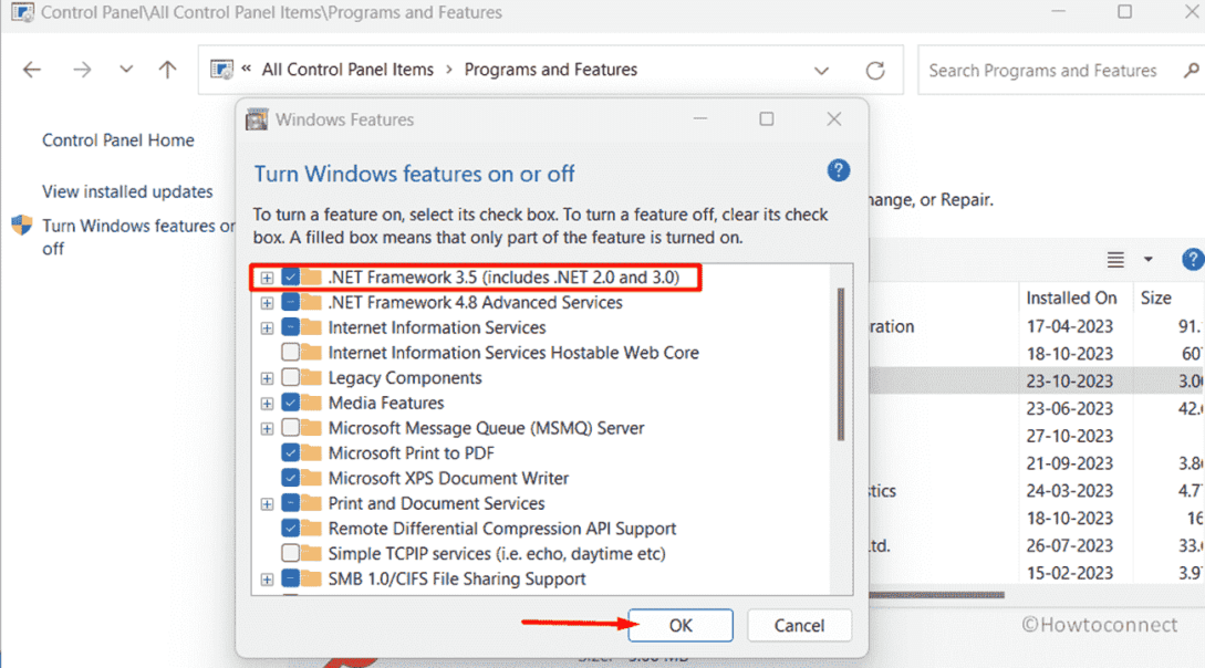 Fix .NET framework 3.5 installation error 0x800f0950 in Windows 11