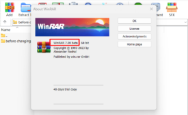 WinRAR Version 7.00 first Beta