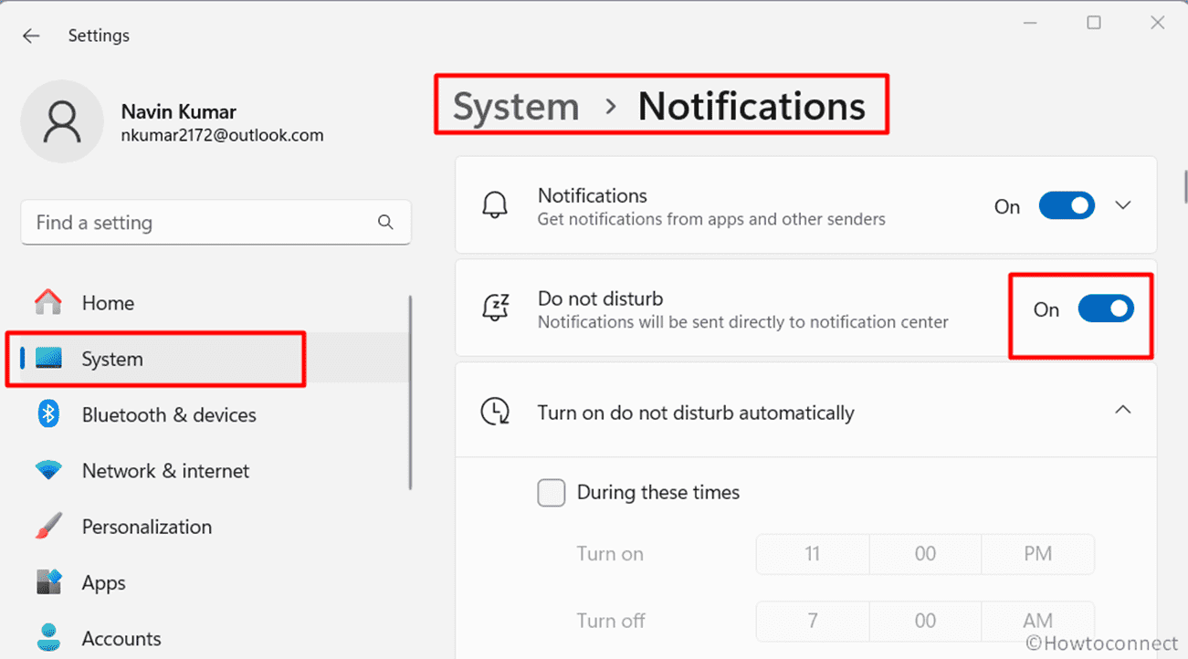 how to fix Do not disturb keeps turning on automatically in Windows 11