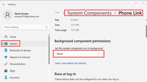 Fix Phone Link keeps opening automatically in Windows 11