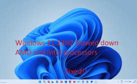 AMD and Intel processors hampered by Windows 11 23H2