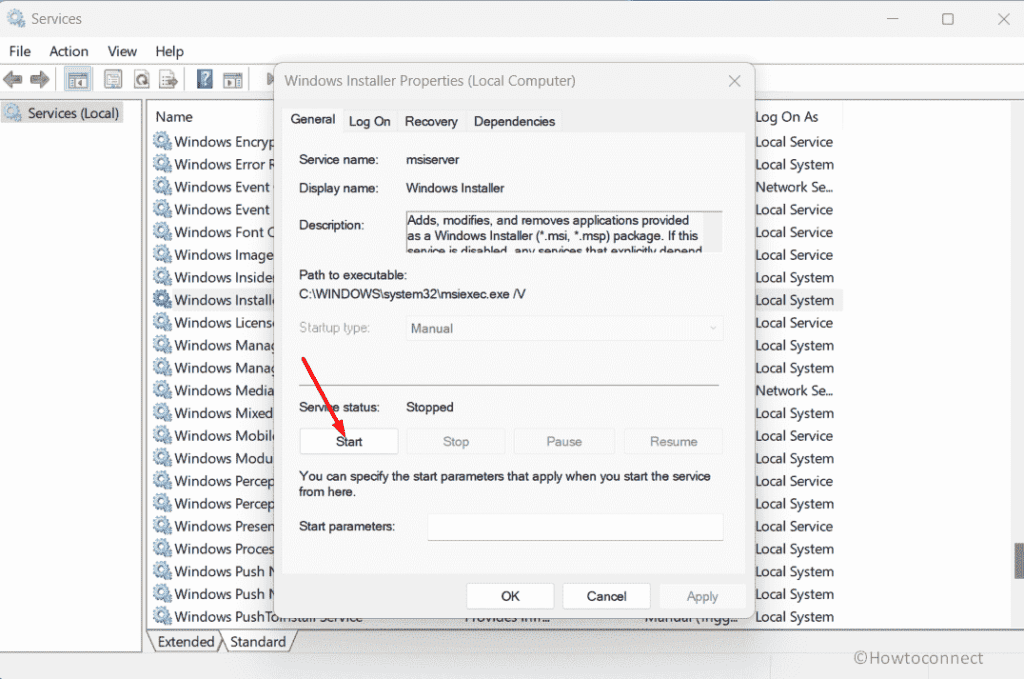 Windows Install Service Fix Setup wizard ended prematurely because of an error in Windows 11
