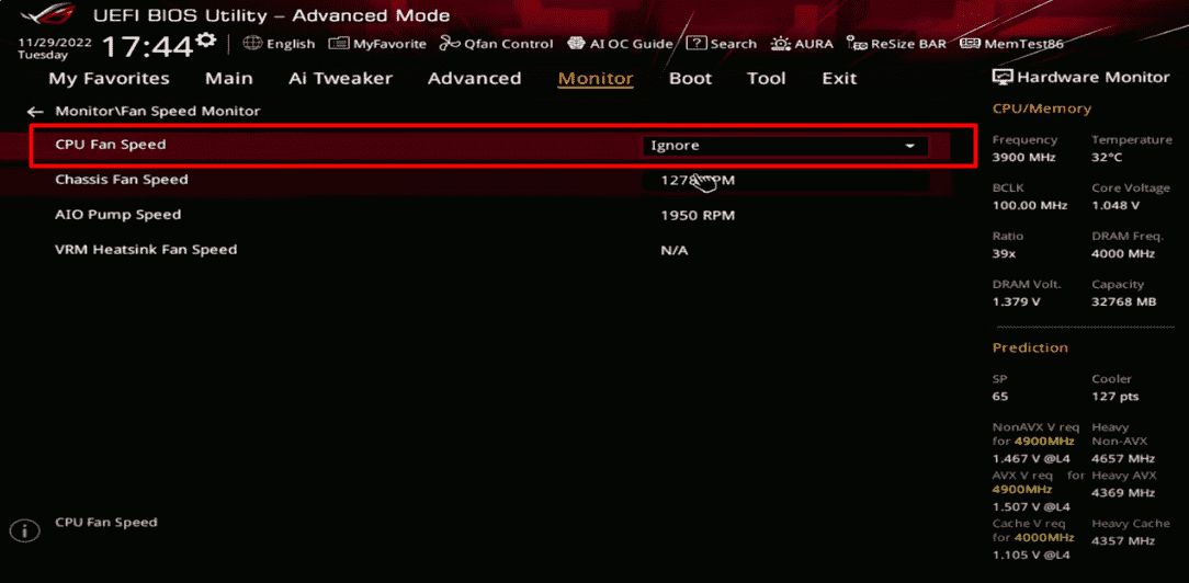 Fix CPU Fan Speed Error Detected