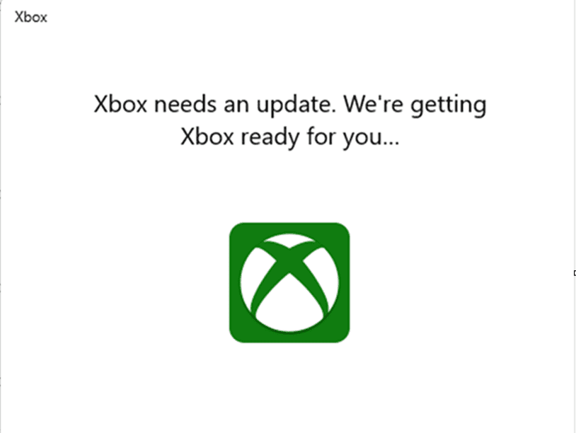 Xbox needs an update