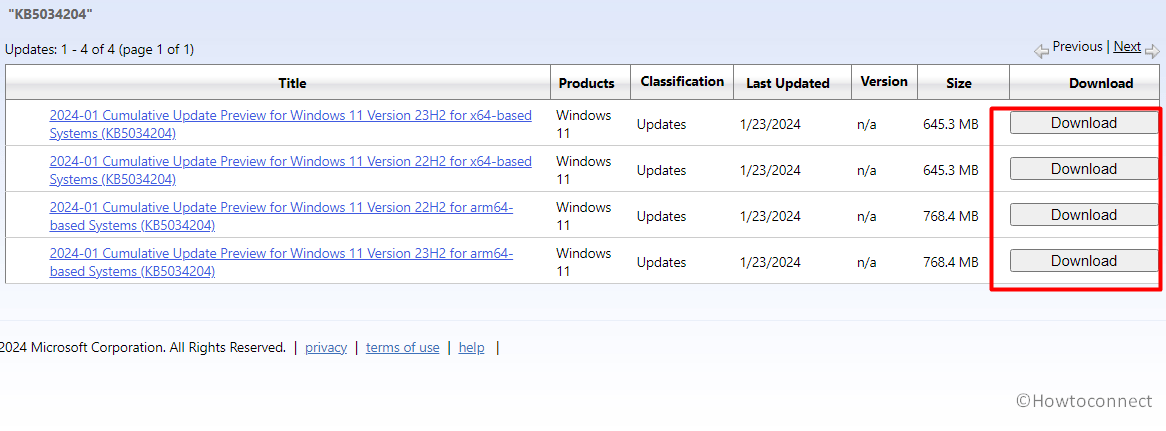 how to fix KB5034204 failed to install in Windows 11 23H2