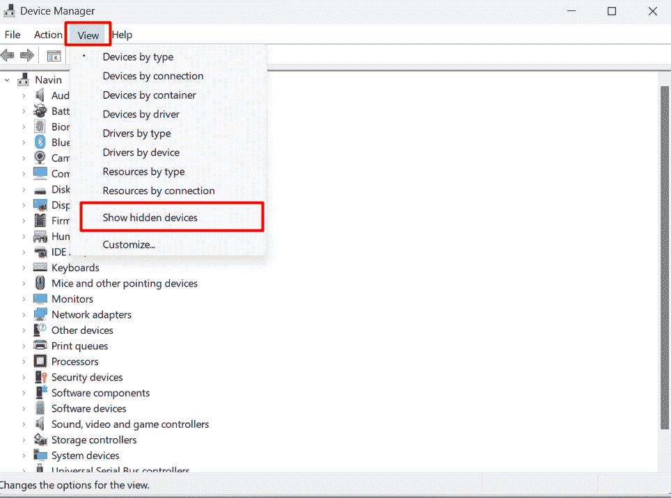 Bluetooth not showing in Device Manager