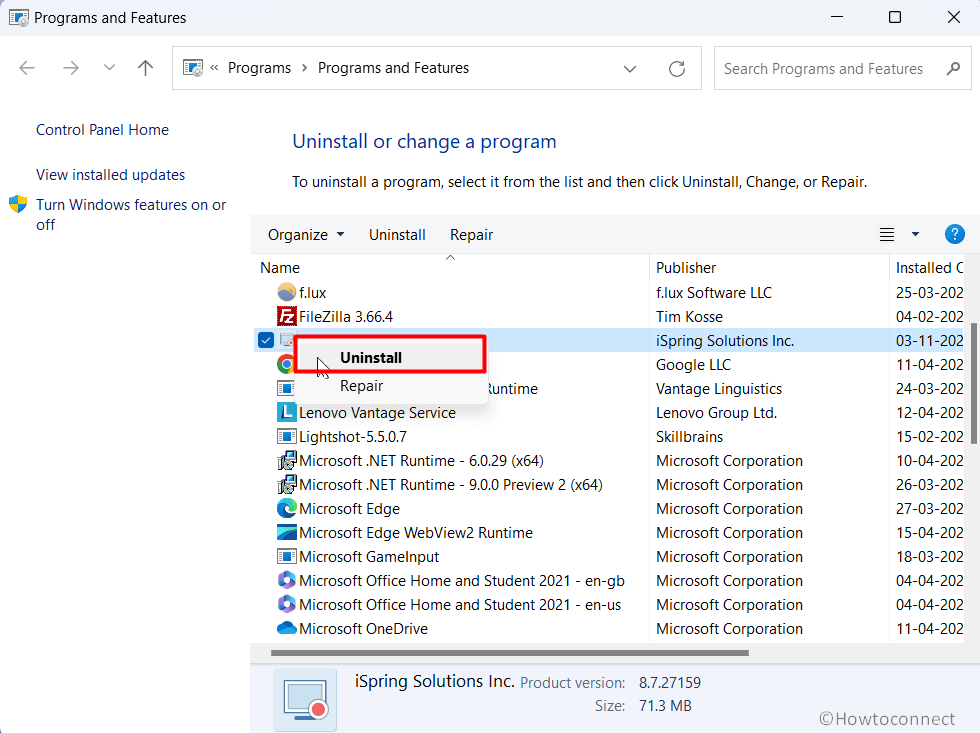 how to fix cform.exe Application Error in Windows