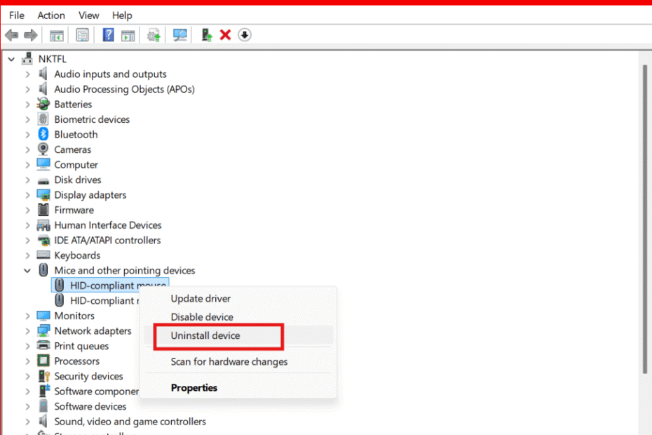 Cursor moving randomly on its own