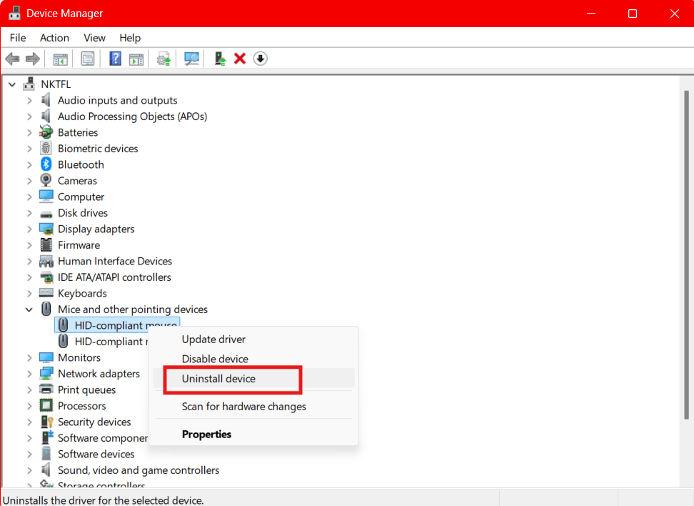 Cursor moving randomly on its own