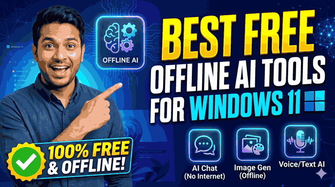 Best Free Offline AI Tools for Windows 11