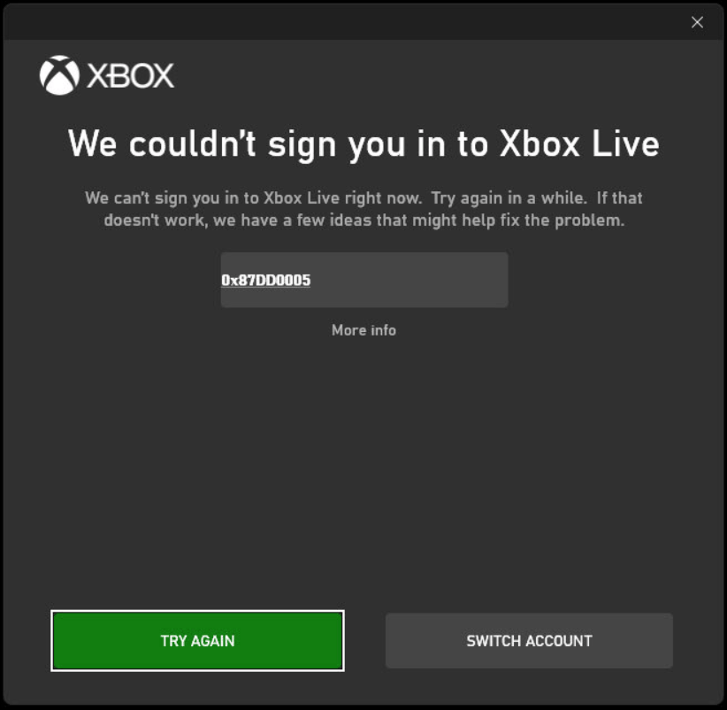 Roblox error code 1025