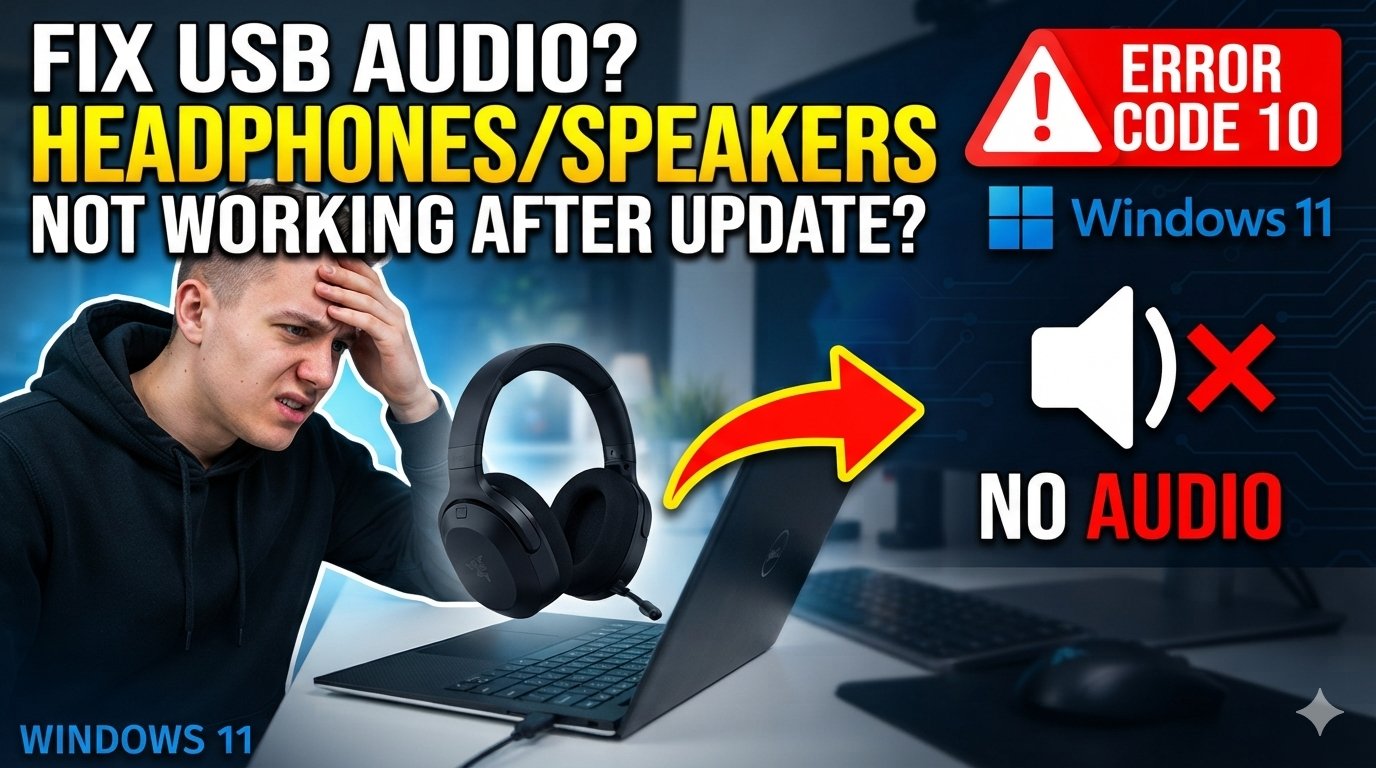 How to fix USB headphones or speakers not working after Windows 11 ...