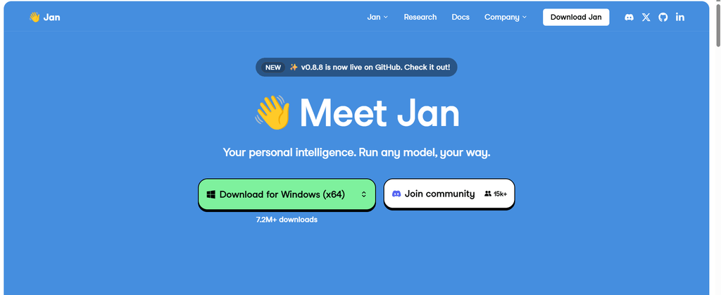 Jan – Open Source and Offline Option