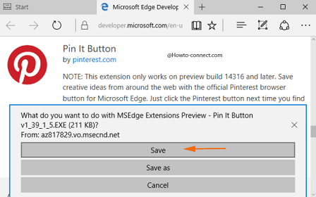Save the Pin It Button extension