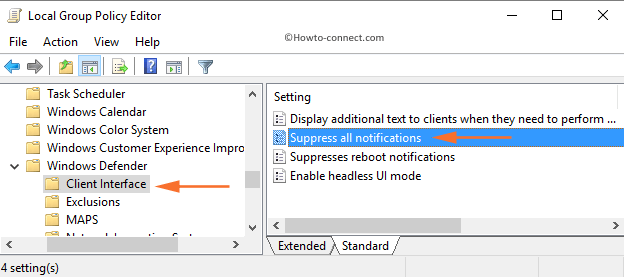 Suppress all notifcations